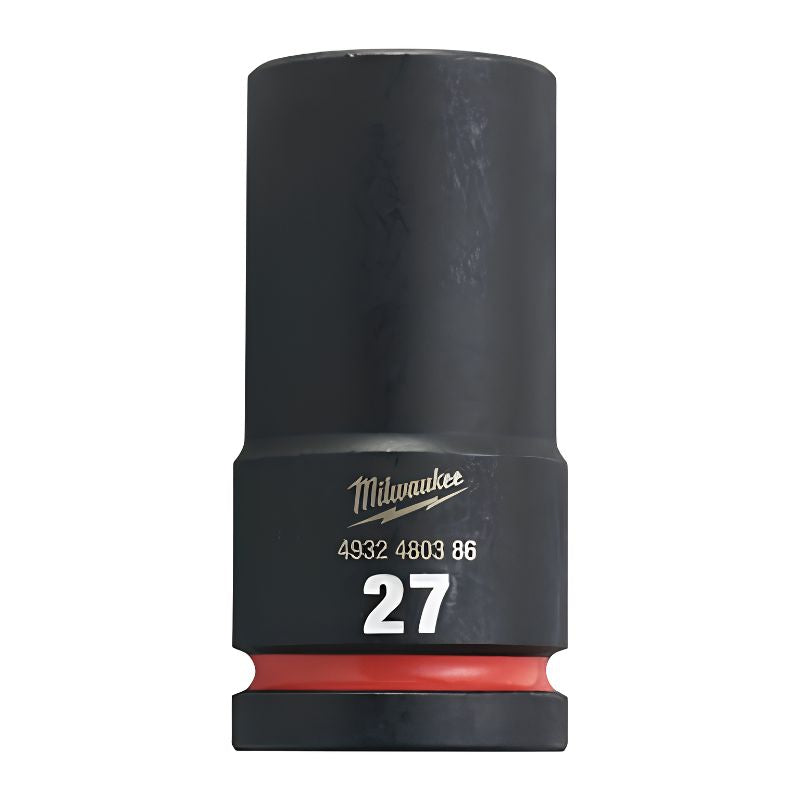 Vaso de impacto corto Milwaukee SHOCKWAVE™ IMPACT DUTY 1/2" 27 mm - Ref. 4932480321
