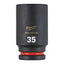 Vaso de impacto corto Milwaukee SHOCKWAVE™ IMPACT DUTY 1/2" 35 mm - Ref. 4932500301