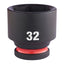 Vaso de impacto Milwaukee SHOCKWAVE™ IMPACT DUTY 1/2" corto 32 mm - Ref. 4932480325