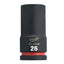 Vaso de impacto corto Milwaukee SHOCKWAVE™ IMPACT DUTY 1/2" 26 mm - Ref. 4932480320
