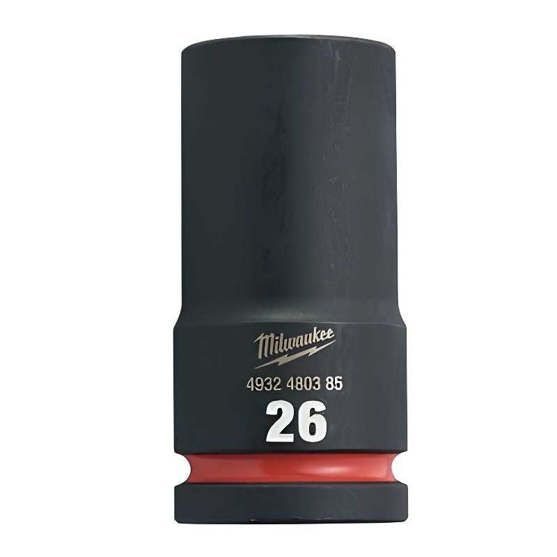 Vaso de impacto corto Milwaukee SHOCKWAVE™ IMPACT DUTY 1/2" 26 mm - Ref. 4932480320