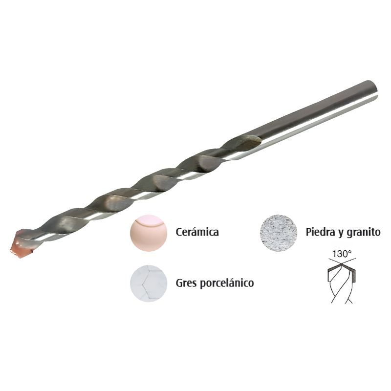 Broca para porcelanato Ferrotech 10 × 120 mm - 20430