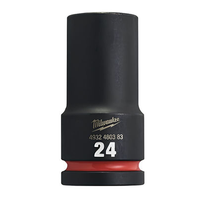 Vaso de impacto corto Milwaukee SHOCKWAVE™ IMPACT DUTY 1/2" 24 mm - Ref. 4932480318