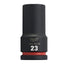Vaso de impacto corto Milwaukee SHOCKWAVE™ IMPACT DUTY 1/2" 23 mm - Ref. 4932480317