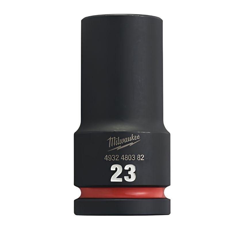 Vaso de impacto corto Milwaukee SHOCKWAVE™ IMPACT DUTY 1/2" 23 mm - Ref. 4932480317