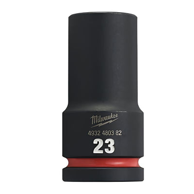 Vaso de impacto corto Milwaukee SHOCKWAVE™ IMPACT DUTY 1/2" 23 mm - Ref. 4932480317