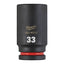 Vaso de impacto largo Milwaukee SHOCKWAVE™ IMPACT DUTY 1/2" 33 mm - Ref. 4932480350