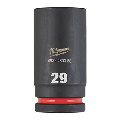 Vaso de impacto corto Milwaukee SHOCKWAVE™ IMPACT DUTY 1/2" 29 mm - Ref. 4932480323