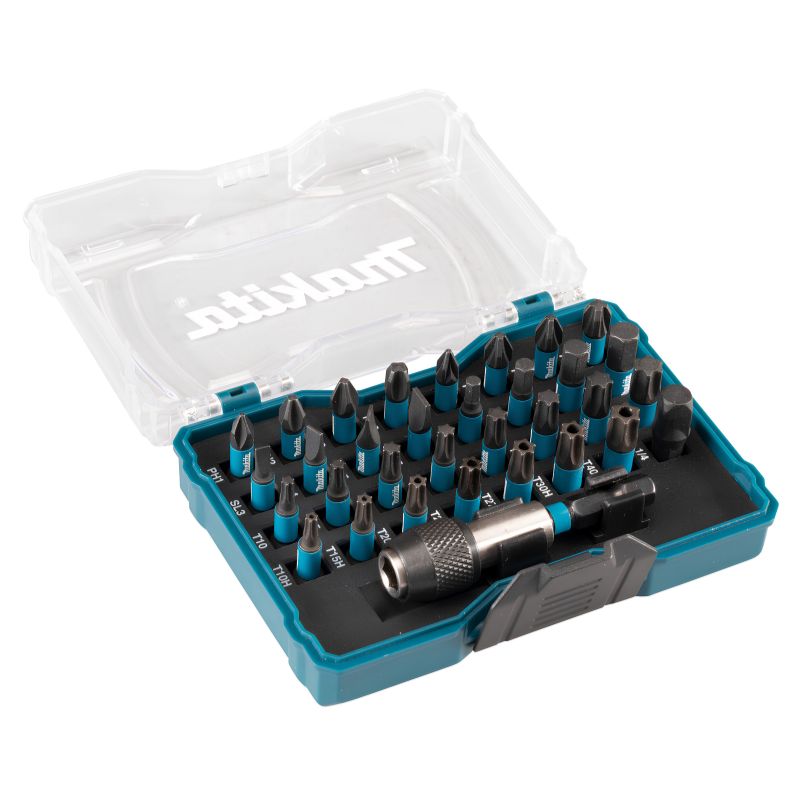 Estuche de puntas Makita Impact Black E-12441 33 piezas para atornillador de impacto