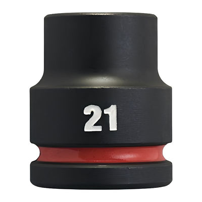 Vaso de impacto corto Milwaukee SHOCKWAVE™ IMPACT DUTY 1/2" 21 mm - Ref. 4932480315