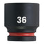 Vaso de impacto corto Milwaukee SHOCKWAVE™ IMPACT DUTY 3/4" 36 mm - Ref. 4932480372