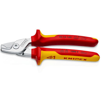 Tijeras cortacables KNIPEX StepCut 95 16 160 VDE 160 mm para cobre y aluminio