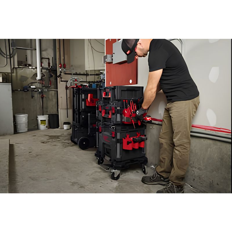 Soporte para 3 Baterías Milwaukee M12™ para Cajas PACKOUT™ - Ref. 4932498646