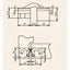 Bisagra Invisible 170 Regulación 30KG Niquel Anselmi - 96521