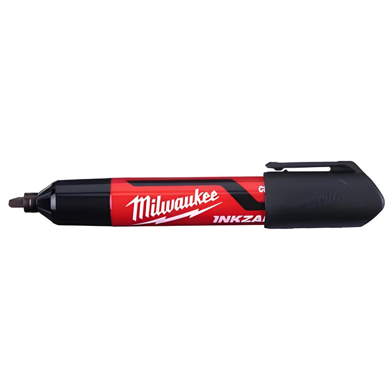 Marcador Negro Permanente Inkzall 6mm Milwaukee - 4932471555