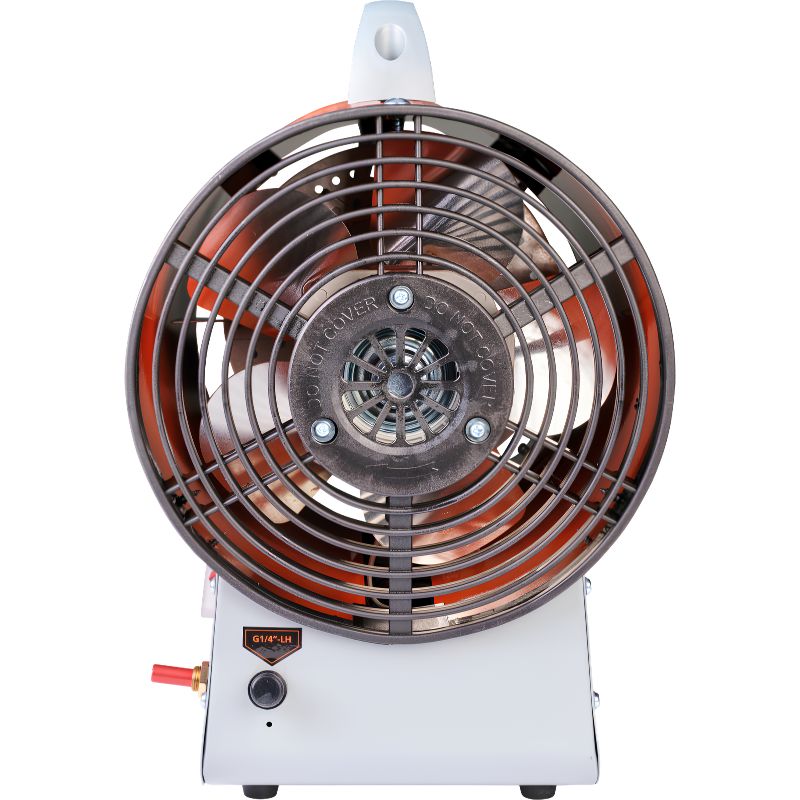 Cañón de Aire Forzado a Gas Qlima GFA 1010-G38 10 kW con 2 Reguladores