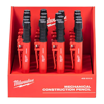 Portaminas para Construcción Milwaukee con 10 Minas de Grafito 2,8 mm 2B - 4932501156