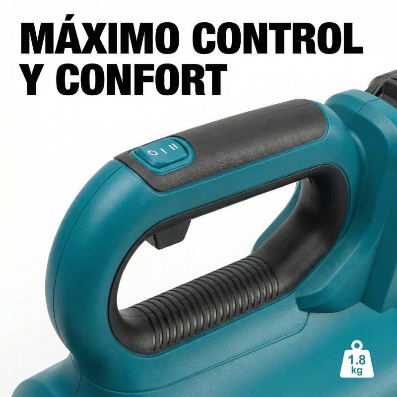 Soplador a Batería WESCO WS8517.2 18 V 2,0 Ah con Batería y Cargador