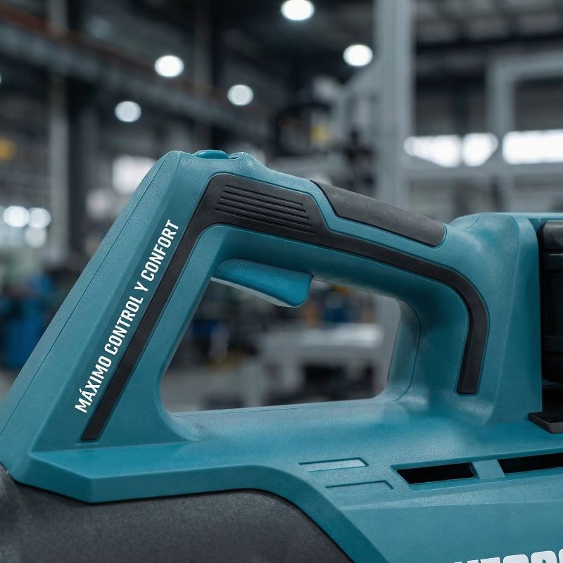 Soplador a Batería WESCO WS8512 2 x 18 V 714 m³/h con 2 Baterías 2,0 Ah y Cargador Doble