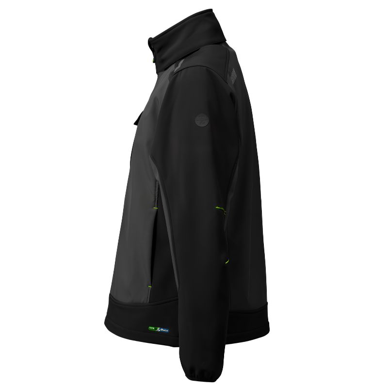 Chaqueta Softshell Noce Stretch Gris/Negro Marca Protección Laboral Nice - 455143GNE