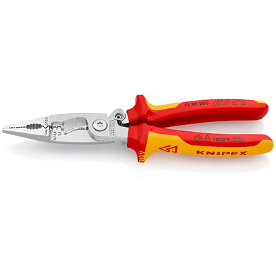 Alicate para instalaciones eléctricas KNIPEX 13 96 200 VDE - 6 funciones