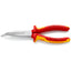 Alicate de montaje KNIPEX 26 26 200 VDE boca cigüeña 40° - 200 mm