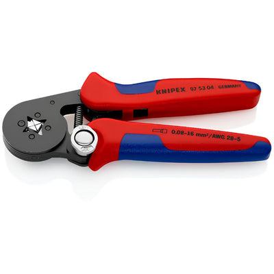 Alicate crimpador autoajustable KNIPEX 97 53 04 para punteras 0,08-10 + 16 mm²