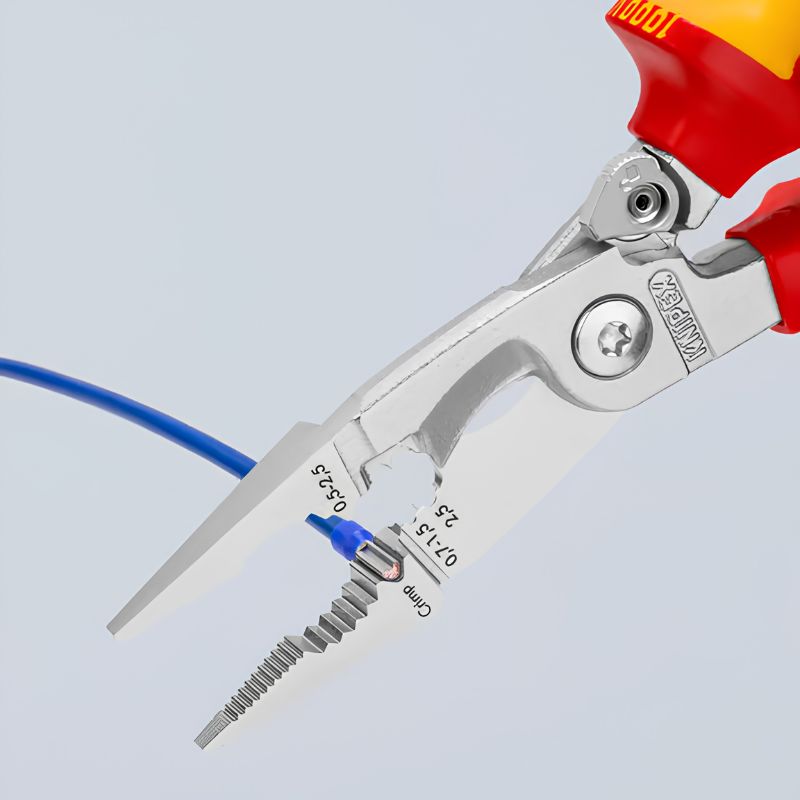 Alicate para instalaciones eléctricas KNIPEX 13 96 200 VDE - 6 funciones