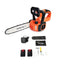 Motosierra a batería profesional ALTUNA AB1000 21 V 5 Ah 1000 W Brushless con 2 espadas