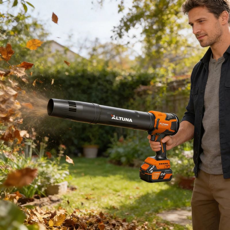 Soplador a Batería Altuna AS01 21 V 4 Ah 55 m/s Brushless