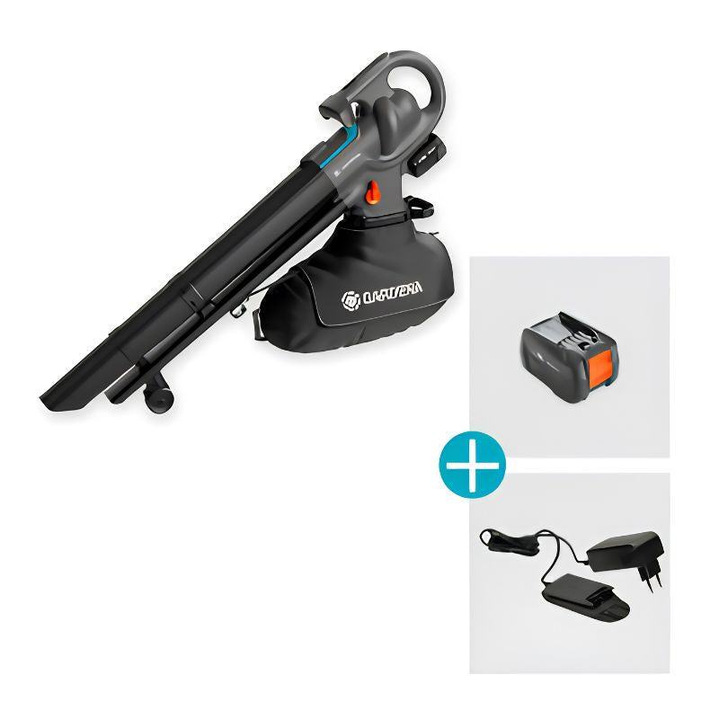Soplador Aspirador de Batería GARDENA PowerJet Collect 18V P4A Set 4,0 Ah - Ref. 14895-20