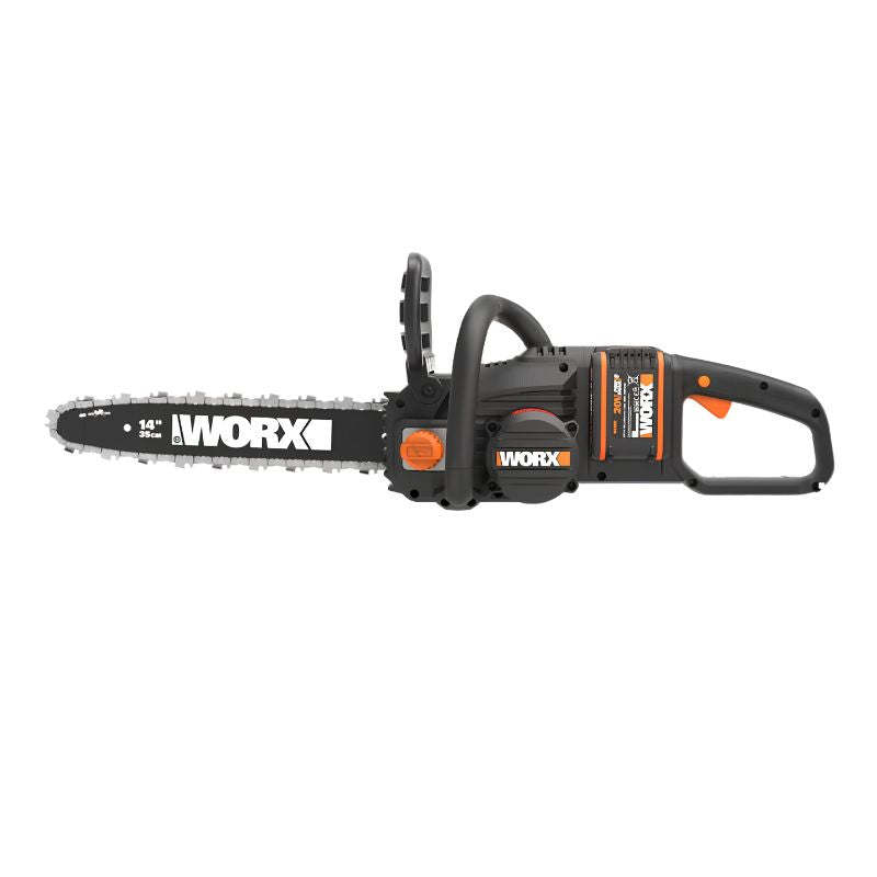 Motosierra a batería WORX WG384E 40 V 35 cm Brushless con 2 baterías y cargador