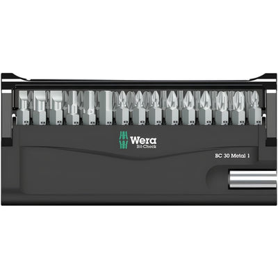 Juego de 30 Puntas Bit-Check 30 Metal 1 Wera - 05057434001