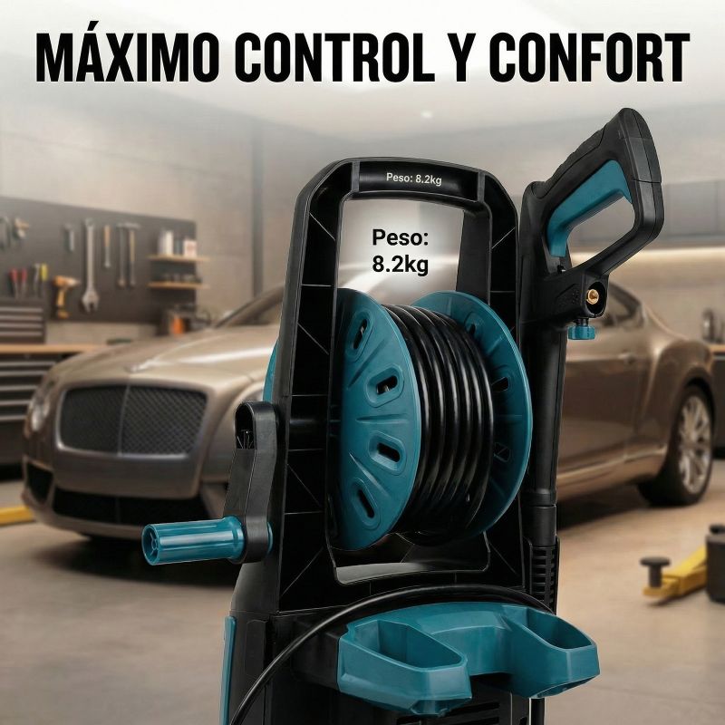 Hidrolimpiadora WESCO WS8675 1800 W 100/150 bar 420 l/h con manguera de 8 m