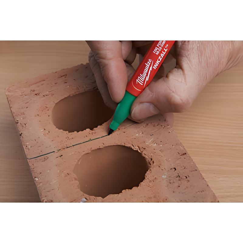 Pack 4 Marcadores Milwaukee INKZALL™ Punta Fina 1 mm Colores - Ref. 48223106