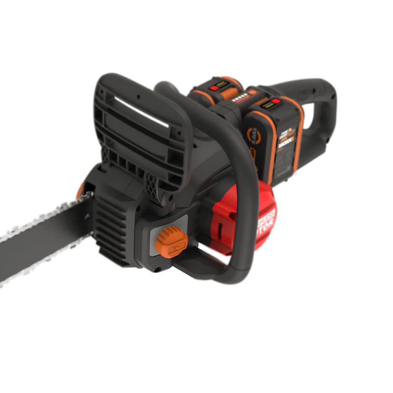 Motosierra a Batería WORX WG385E PowerShare 40 V 40 cm Brushless con 2 Baterías 4,0 Ah y Cargador