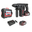 Martillo perforador a batería Kress KUC61.2 Brushless 20V Max SDS+ 2,2 J con 2 baterías 4,0 Ah