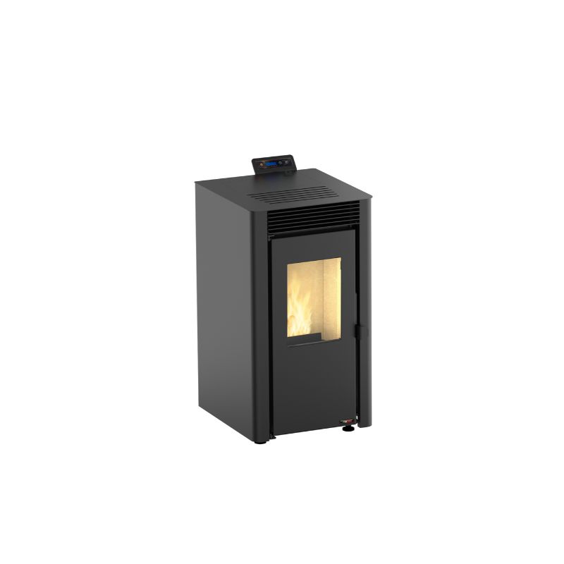 Estufa Pellet LUX 9 kW Negra Solzaima - 23044156