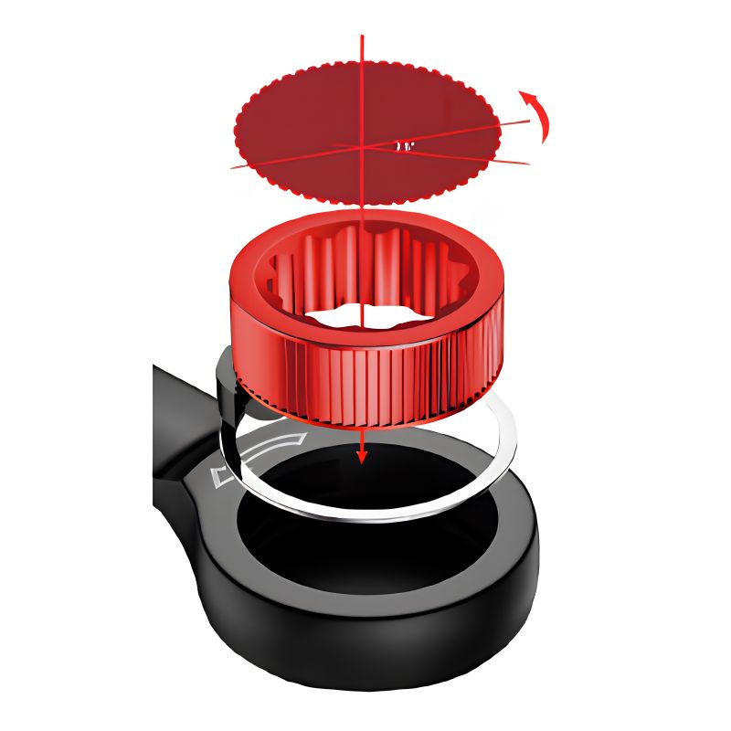 Juego 8 llaves Combinadas con Carraca 8-22mm Cromo Vanadio Ferrotech - 28465