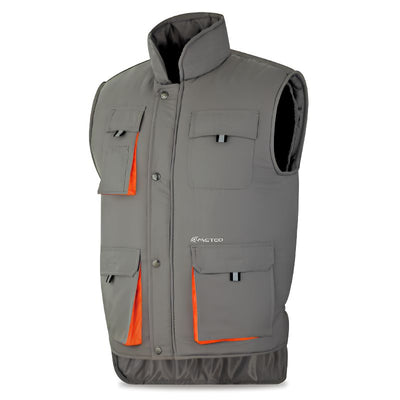 Chaleco Multibolsillos Heimdall Gris Marca Protección Laboral - 288VMRG