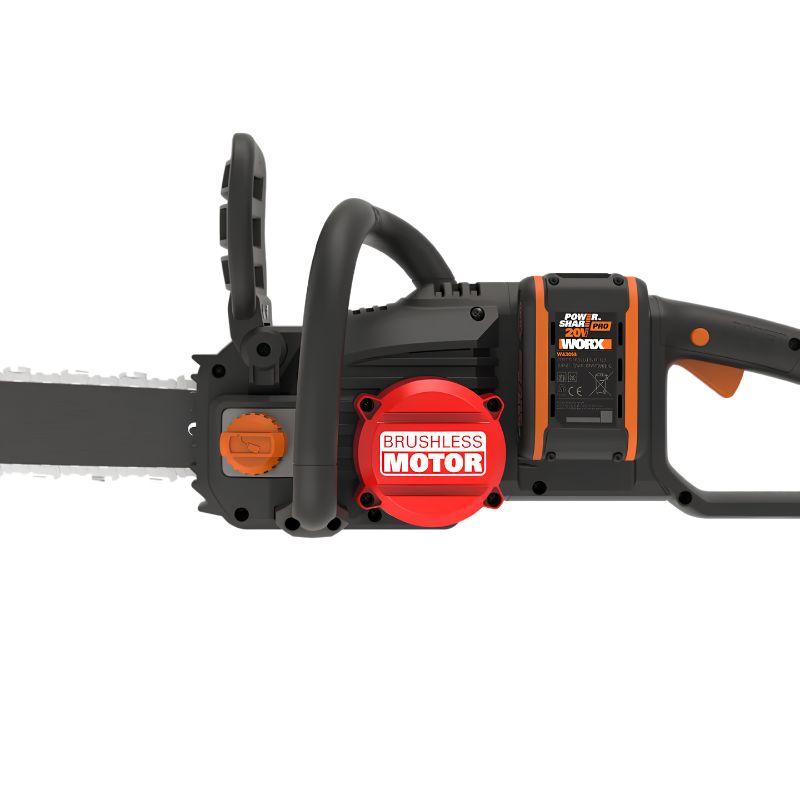 Motosierra a Batería WORX WG385E PowerShare 40 V 40 cm Brushless con 2 Baterías 4,0 Ah y Cargador