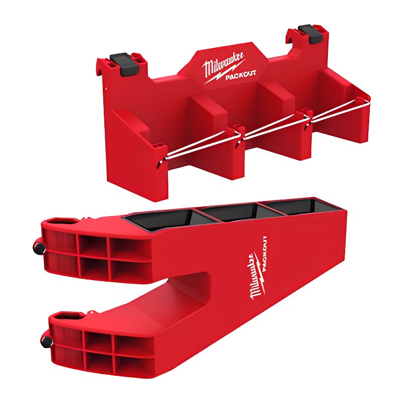 Soporte multifunción Milwaukee PACKOUT™ para herramientas largas - Ref. 4932498649