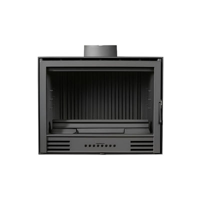 Insertable de Leña Hualge Insert 700 Fundición 10 kW con Doble Combustión y 2 Ventiladores