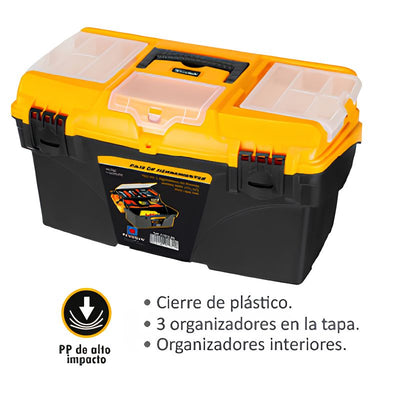 Caja de Herramientas 510x290x 80mm Ferrotech - 20084