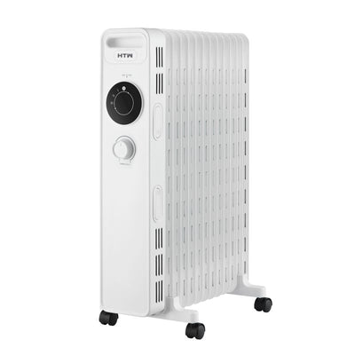 Radiador de Aceite Digital HTW 2500 W 13 Elementos con Pantalla LED y Ruedas - HTW-RAD132500NY