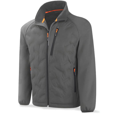 Chaqueta Softshell New Opal Gris Marca Protección Laboral - 288CSHUG