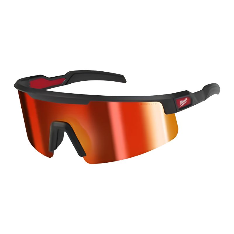 Gafas de Seguridad de Gran Formato Rojo Espejado Milwaukee - 4932500723