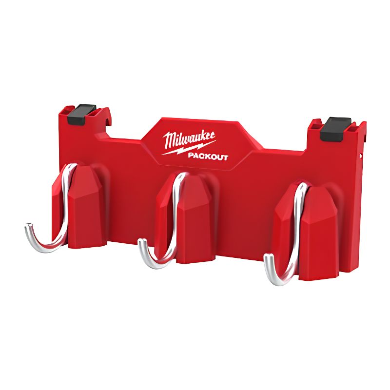 Soporte con 3 ganchos Milwaukee PACKOUT™ para cajas de herramientas - Ref. 4932498650