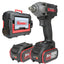 Llave de Impacto Kress KUB30.2 Brushless 20 V 300 Nm 1/2" con 2 Baterías 4 Ah, Cargador y Maletín