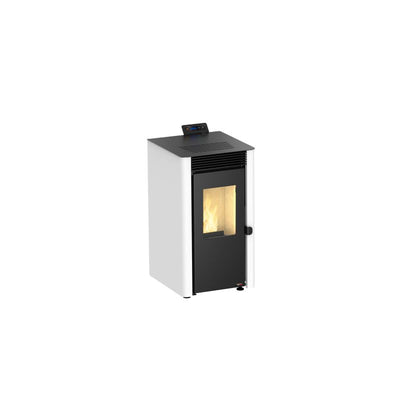 Estufa de Pellet Solzaima LUX 9 kW Blanca - PA3053P041